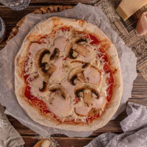 Pizza sana de pavo y champiñones de Natur Pizza