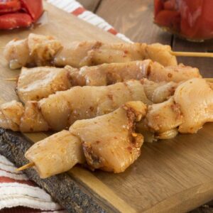 Brochetas de pechuga de pollo con especias Aztecas (300g)