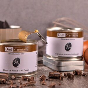 Claras de huevo en lata sabor cacao Diet Premium