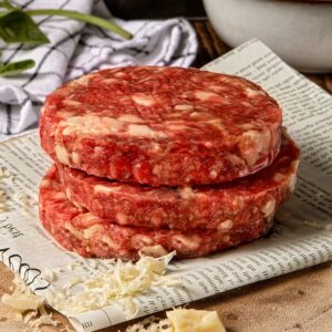Hamburguesas de ternera con queso (4uds x 120g)