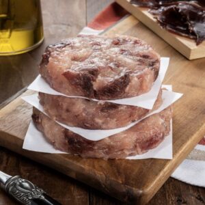 Hamburguesas ibéricas de pechuga de pollo y jamón (4uds x 100g)