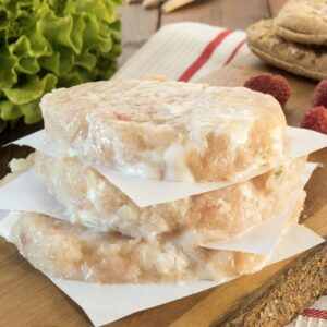 Hamburguesas de pechuga de pollo con queso (5uds x 100g)