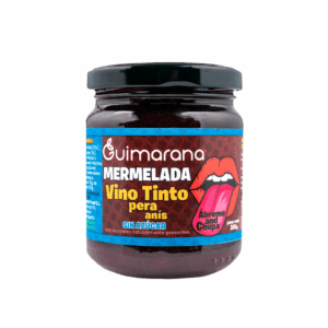 Mermelada sin azúcar de vino tinto, pera y anís