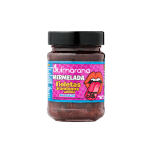 Mermelada Sin Azúcar de Violetas, Arándanos y Vainilla
