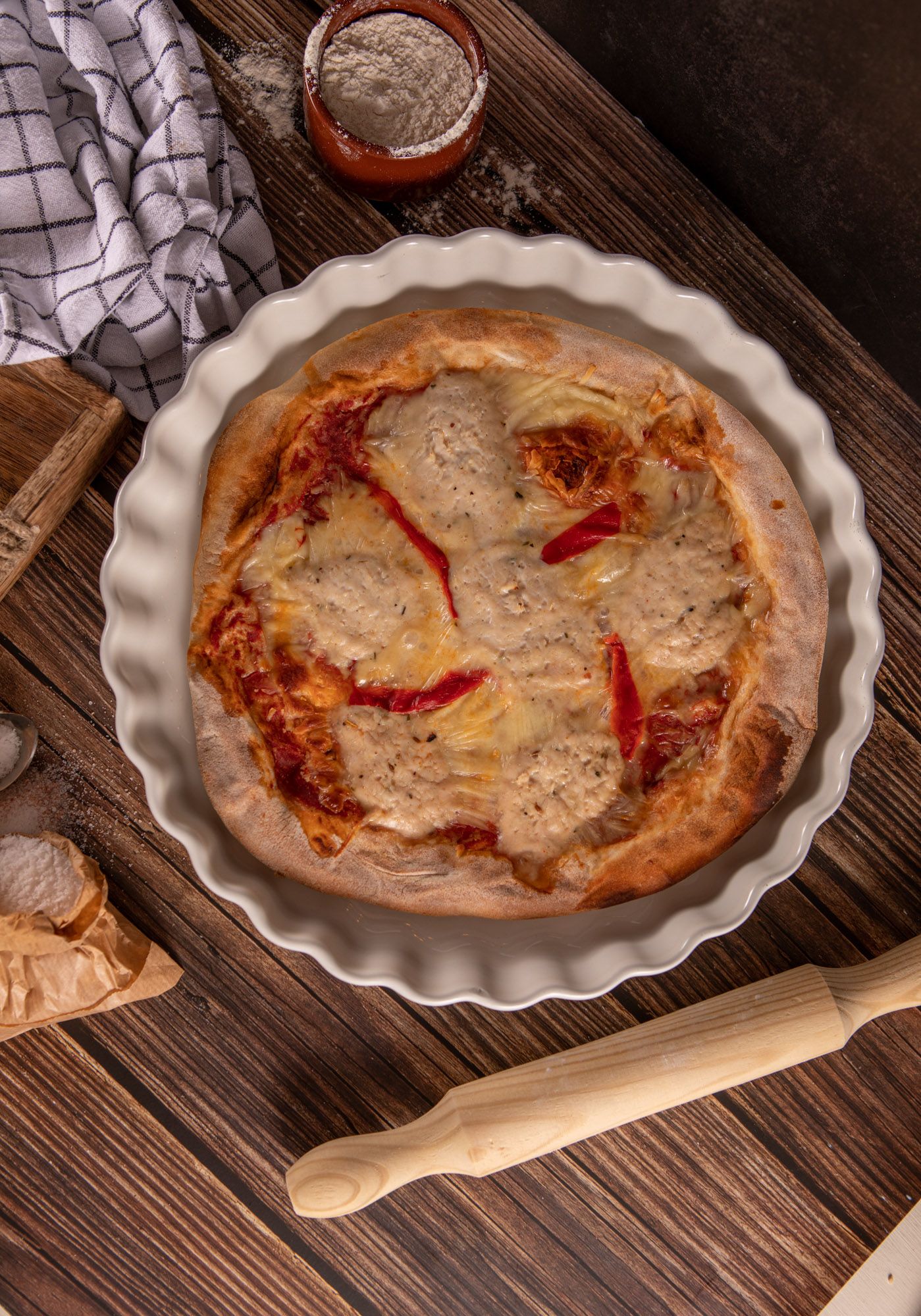 Pizza sana de Pollo Kebab de Natur Pizza