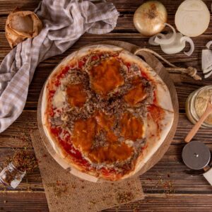 Pizza sana de pollo con salsa barbacoa Natur Pizza