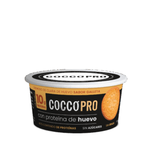 Cremoso de huevo proteico sabor Galleta