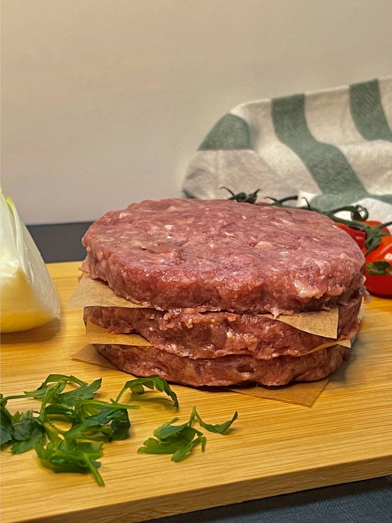 Hamburguesas de carne de Potro con Cebolla (5uds x 100g)