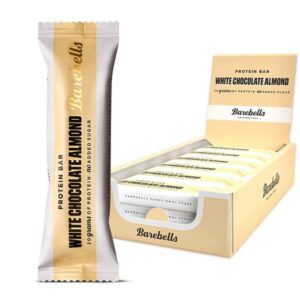 12 x Barrita proteica Barebells White chocolate Almond