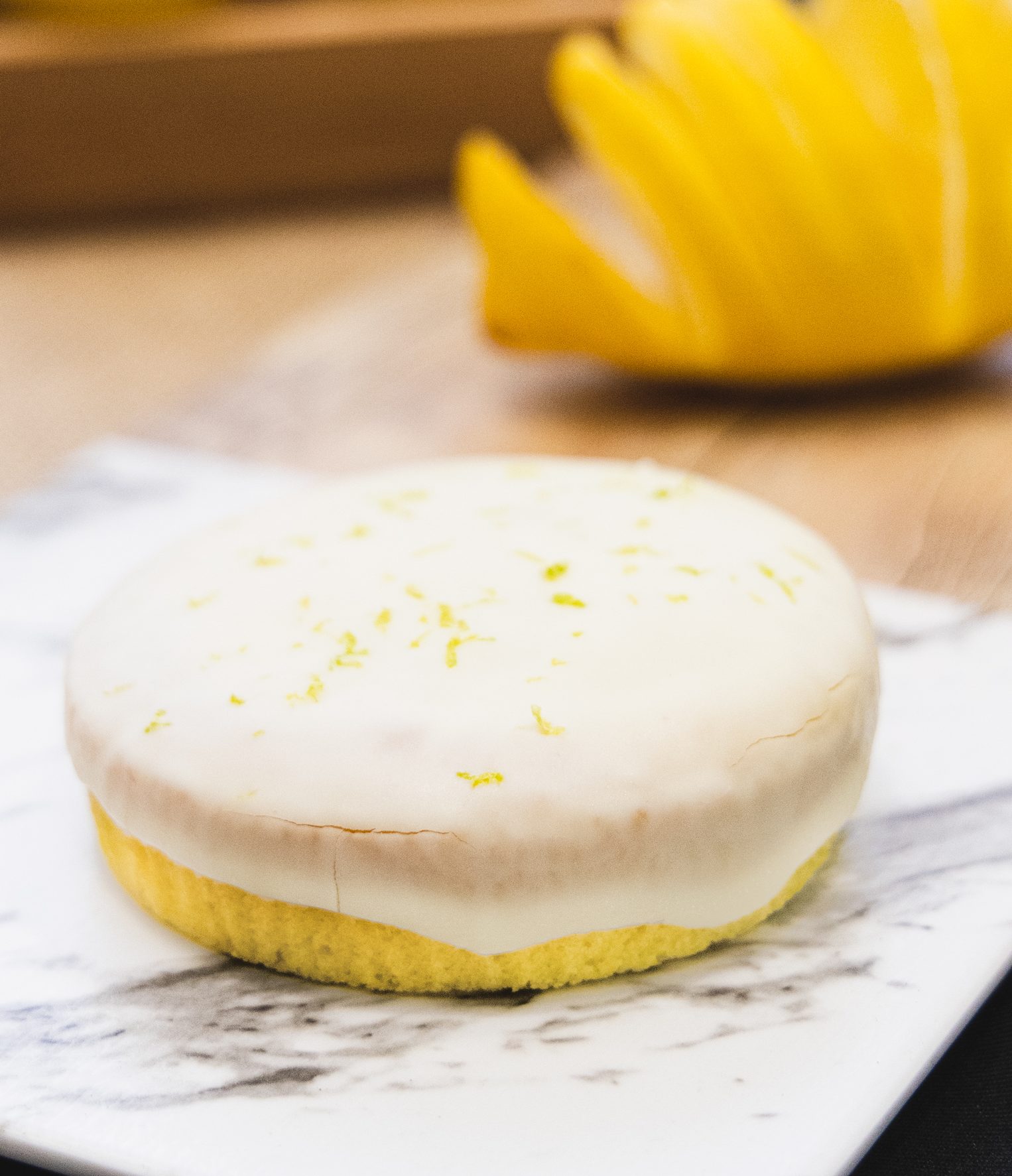 Bizcocho de Limón y Chocolate Blanco