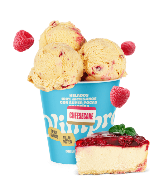 Helado Proteico Artesano Sabor Cheesecake
