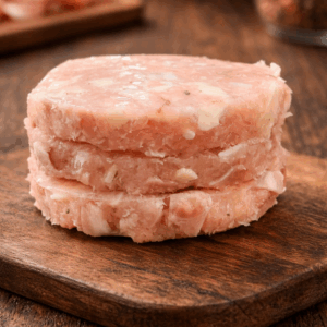 Hamburguesas de Pechuga pollo con Queso Light y Beicon (5uds x 100g)